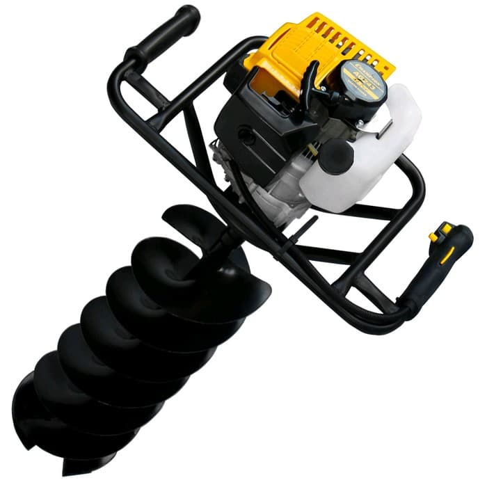 Мотобур CHAMPION AG243, 1.7 л.с., 1.25 кВт, 42.7 см3, шнек 150×550 мм, d=20 мм, 0.98 л