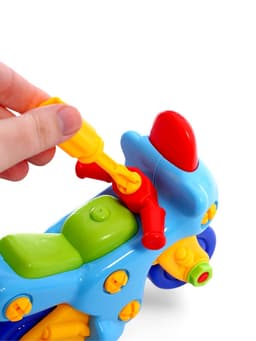 Конструктор для малышей «Мотоцикл», 27 деталей