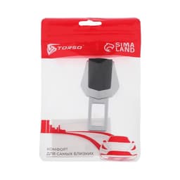 Заглушка ремня безопасности TORSO, усиленная, металл