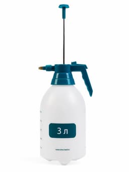 Опрыскиватель помповый, 3 л, металлический наконечник, Greengo