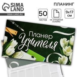 Планер с отрывными листами, 50 л., мини «Планер Учителя»