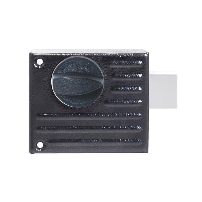 Замок накладной «СТАНДАРТ» Россия ЗН1-2.1С, чёрный