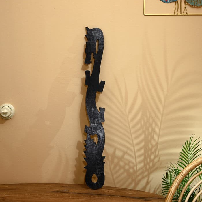 Панно «Дракон», 96×14×1.5 см, дерево, МИКС