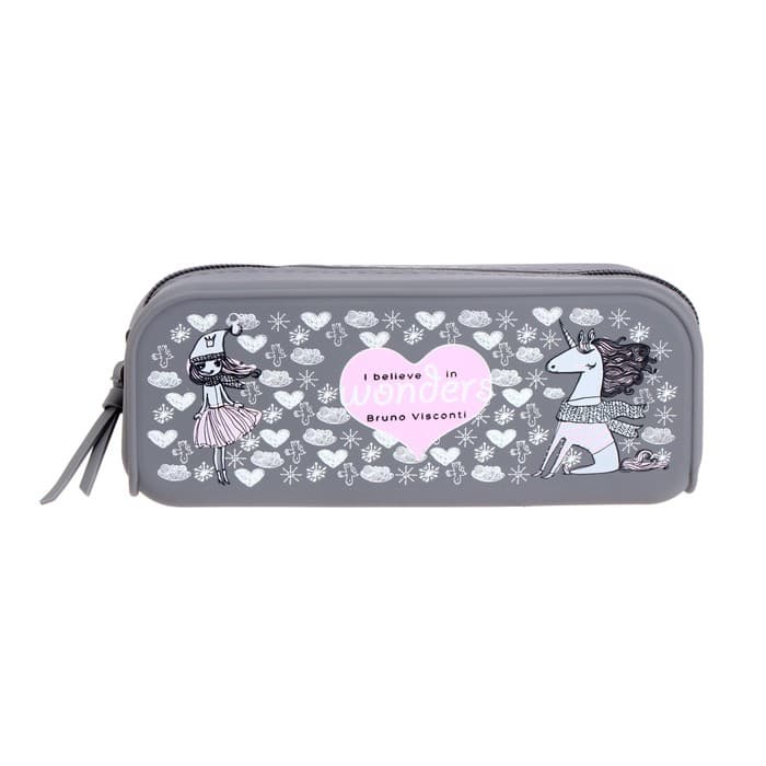 Рюкзак каркасный 36×28×17 см, + пенал, Bruno Visconti «Корги»