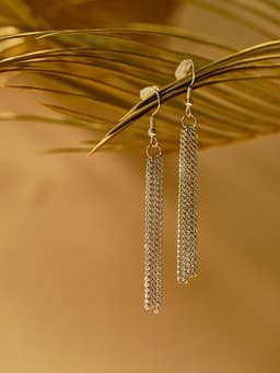 Набор 2 предмета: серьги, бусы «Унисон» накрученность, чёрный в серебре, 60 см