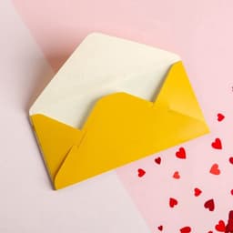 Конверт для денег с деревянным элементом «С Днём Рождения» звездочки, 16.5×8 см