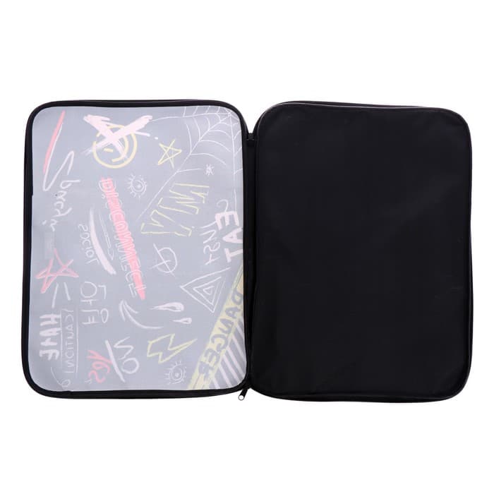 Папка с ручками, А3, текстильная, 47×35×2 см «Надписи»