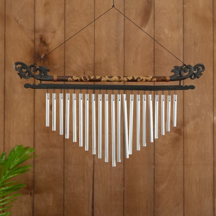 Музыка ветра «Мир», 45×1×45 см, алюминий