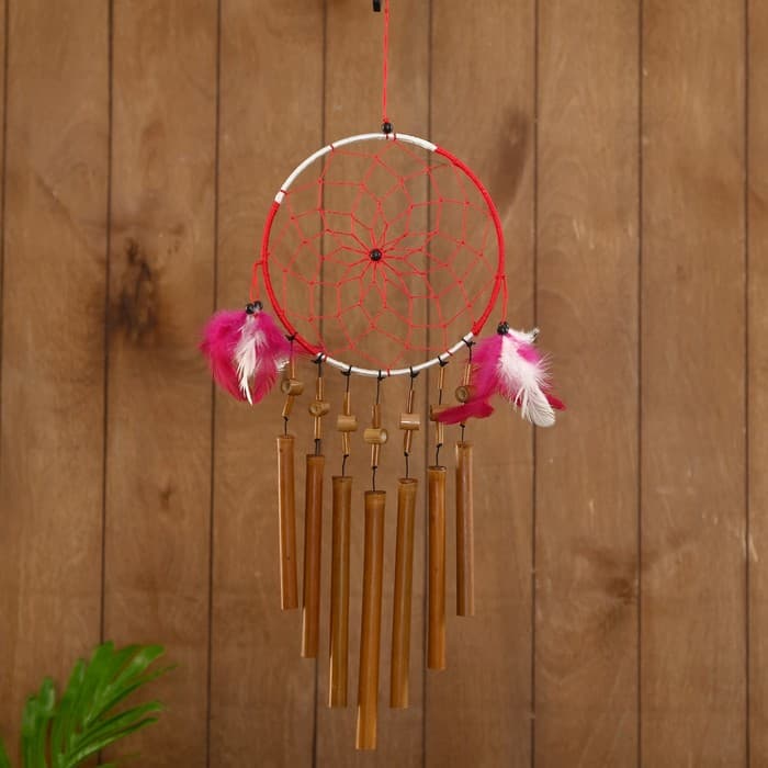 Музыка ветра «Ловец снов», 16×1×55 см, бамбук, МИКС