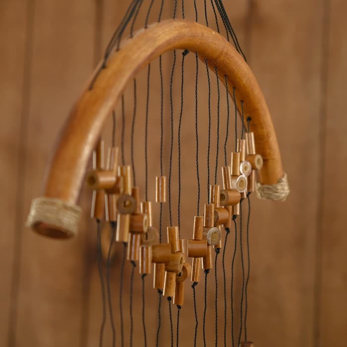 Музыка ветра «Песня», 35×1.5×75 см, бамбук