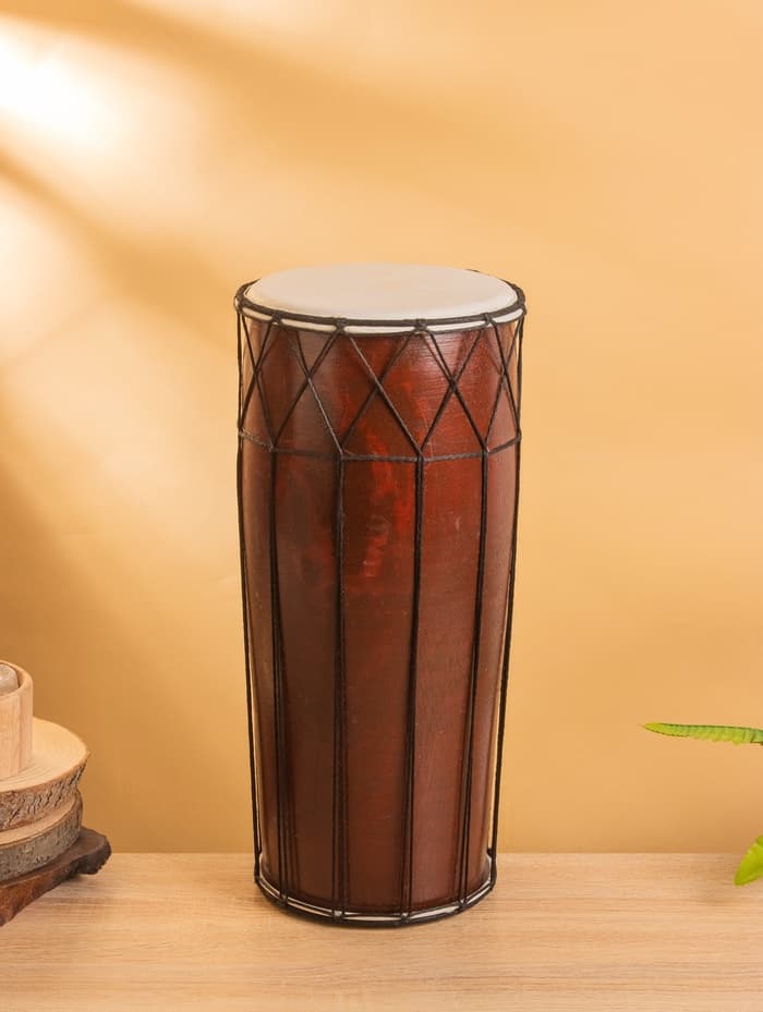 Сувенирный музыкальный инструмент «Барабан Джембе», 17×17×40 см