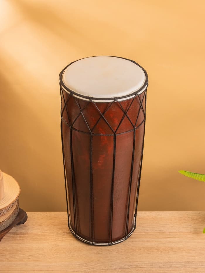 Сувенирный музыкальный инструмент «Барабан Джембе», 17×17×40 см