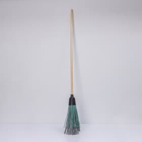 Метла полипропиленовая, наборная, с черенком, 3 фланца, МИКС