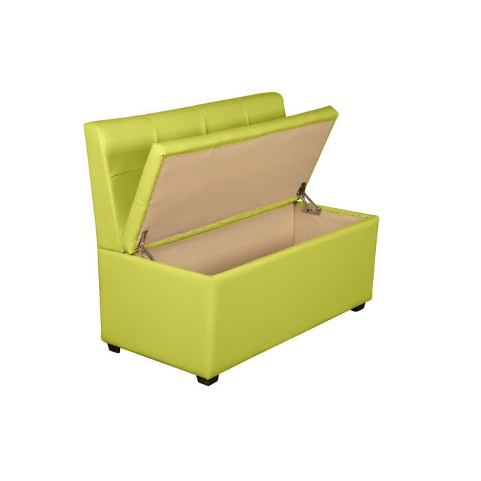 Кухонный диван прямой «Уют - 1.2», 1200×550×830 мм, цвет лайм