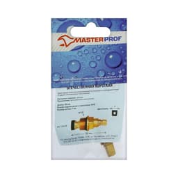 Кран-букса MasterProf ИС.130428, м18, 7 мм, квадрат, резина, для отечественных смесителей, короткая