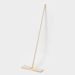 Швабра для мытья пола плоская Доляна, насадка микрофибра 42×12 см, металлическая ручка 124 см