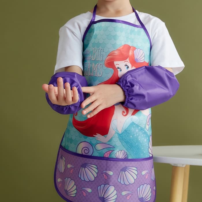 Фартук с нарукавниками детский «Ариэль», Принцессы, 49×39 см