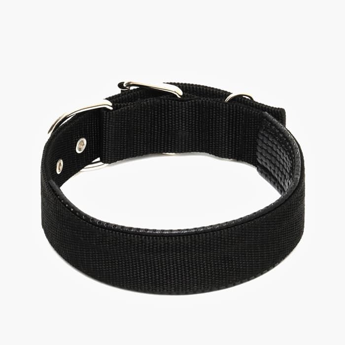 Ошейник «Комфорт», 60×4 см, ОШ 45-55 см, комбинированный, чёрный