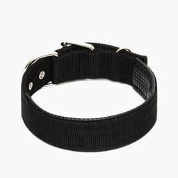 Ошейник «Комфорт», 60×4 см, ОШ 45-55 см, комбинированный, чёрный