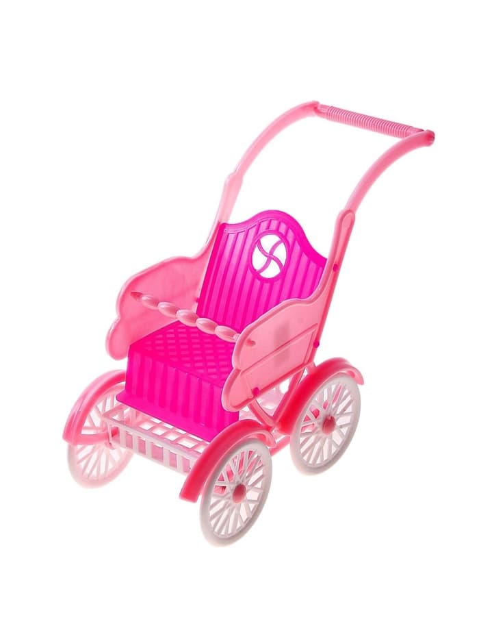 Коляска для кукол «Летняя», цвета МИКС