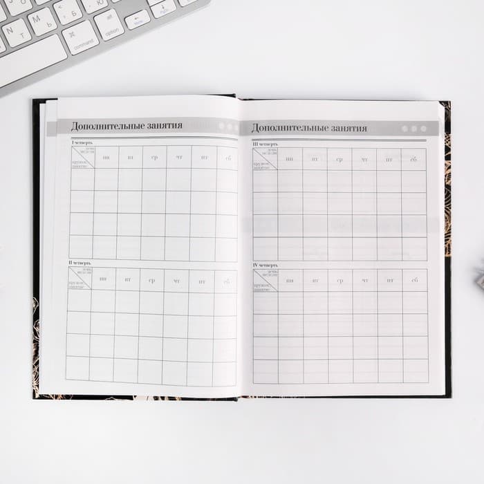 Ежедневник недатированный, А5, 160 л., твердая обложка «Золотой учитель»