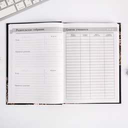 Ежедневник недатированный, А5, 160 л., твердая обложка «Золотой учитель»