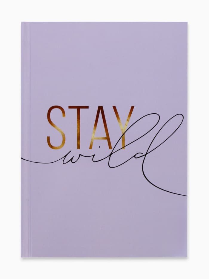 Ежедневник А5, 160 листов, в твердой обложке, Stay wild