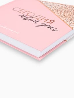 Ежедневник А5, 160 листов, в твердой обложке «Сегодня твой день»