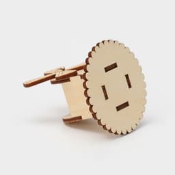 Подставка под зубочистки Доляна «Мельница», 7×7×7 см, дерево