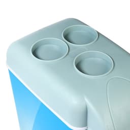 Автохолодильник, 7.5 л, 12 В, с функцией подогрева, серо-голубой