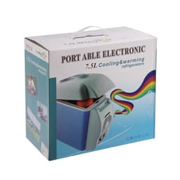 Автохолодильник, 7.5 л, 12 В, с функцией подогрева, серо-голубой