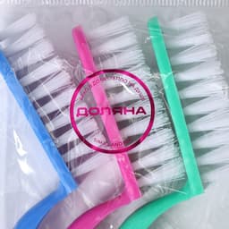 Щётки с изогнутой удлинённой ручкой Доляна, 15 см, 3 шт.