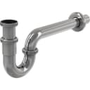 Сифон для раковины Alcaplast A432, DN=32 мм, U-форма с накидной гайкой 5/4", металл, хром