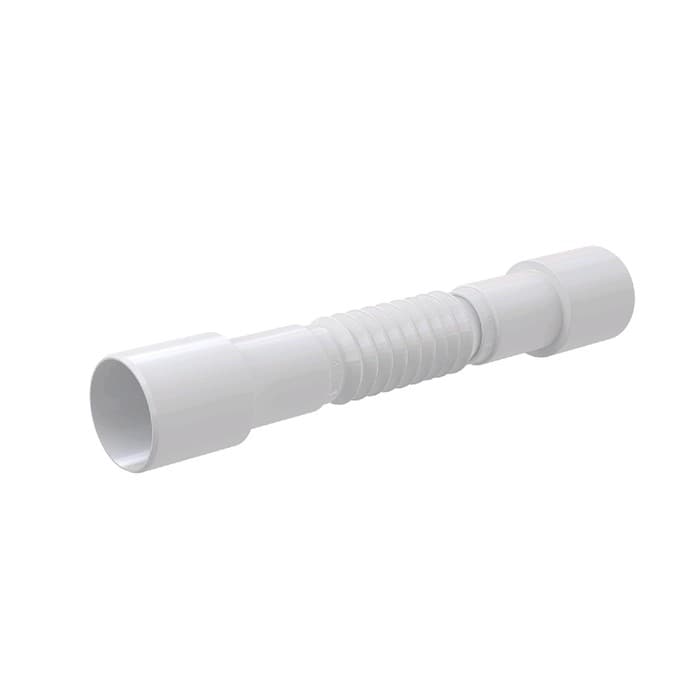 Труба гофрированная Alcaplast A720, 50/40×40/50 мм, длина 435–885 мм, полипропилен