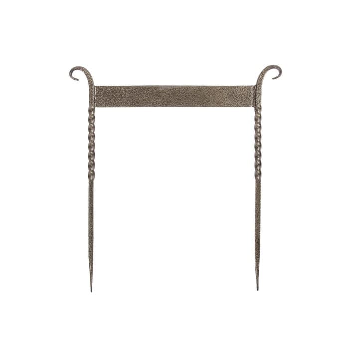 Декроттуар для очистки обуви, 42.5×39.5 см, витой, бронза