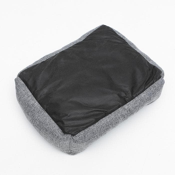 Лежанка-диван, 45×35×11 см, с двусторонней подушкой, мебельная ткань, цвет МИКС