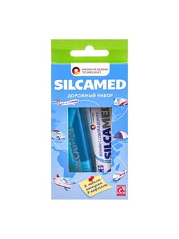Набор дорожный: зубная паста Silcamed family, 30 г + зубная щётка Silcamed