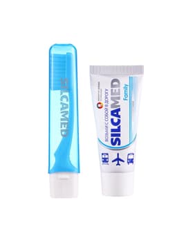 Набор дорожный: зубная паста Silcamed family, 30 г + зубная щётка Silcamed