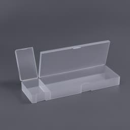 Бокс для хранения мелочей, 2 ячейки, 21×7×2.5 см, белый