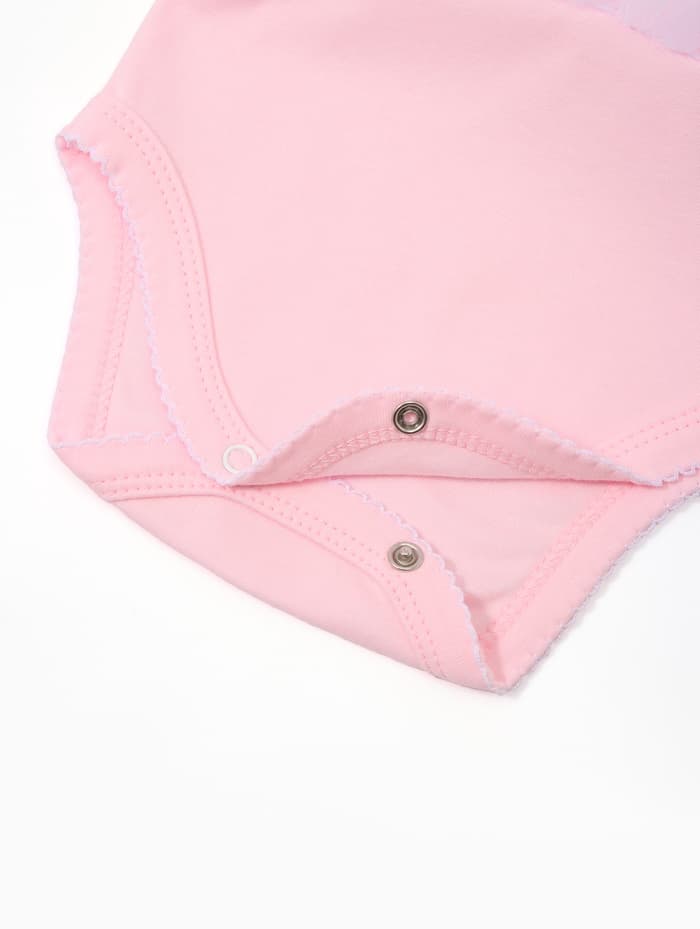 Боди с юбкой «Крошка Я» Princess, розовое, рост 74-80 см