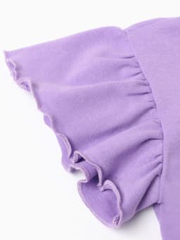 Боди для девочки «Крошка Я. Чёрный бант» рост 74-80 см, фиолетовое