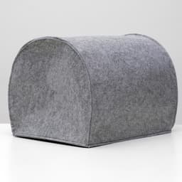 Домик для животных «Будка WELCOME», 33×33×45 см, войлок, серый