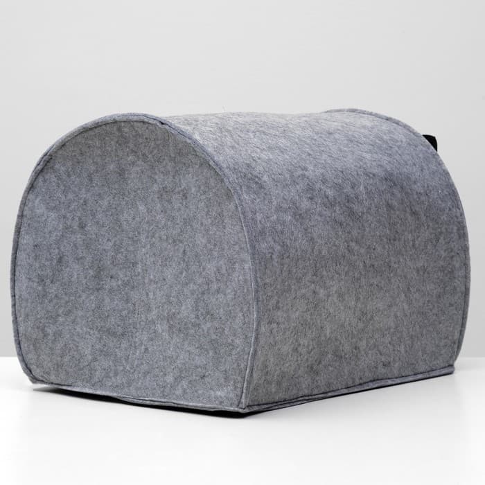 Домик для животных «Будка Джентльмена», войлок, серый