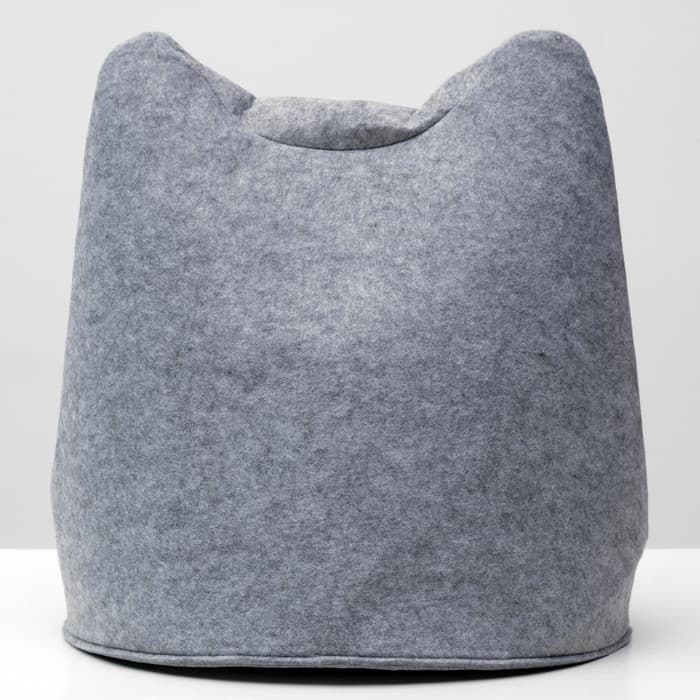 Домик для животных «Ушастик королевский», 46×46×43 см, войлок, серый