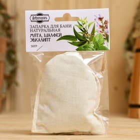 Запарка для бани натуральная «Мята, шалфей эвкалипт» 30 г
