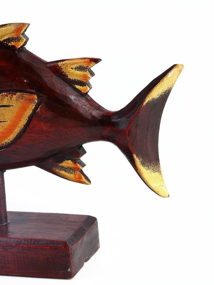 Фигура на подставке «Рыба», 50×10×30 см, дерево