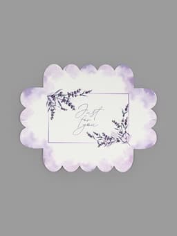 Коробка для печенья, кондитерская упаковка с пластиковой крышкой, Just for you, 20×30×8 см