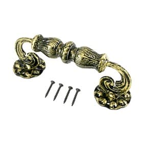 Ручка-скоба «Белгород» Ажур 180 мм, цвет золото