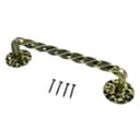 Ручка-скоба «Белгород» Витая 240 мм, цвет золото