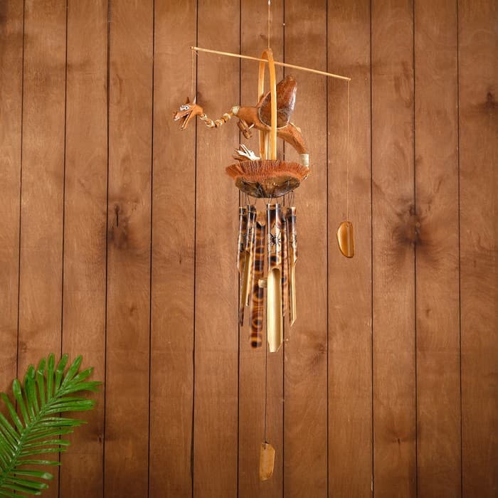 Музыка ветра «Дракоши», 40×15×100 см, бамбук